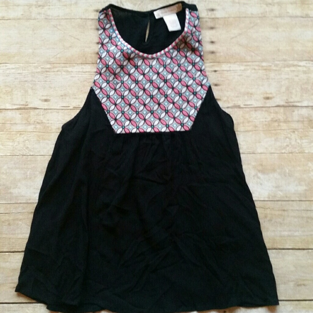 Flying Tomato Embroidered  Racerback Tank Top L